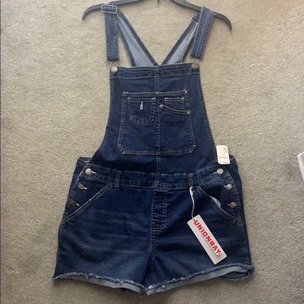 Unionbay denim short overalls
